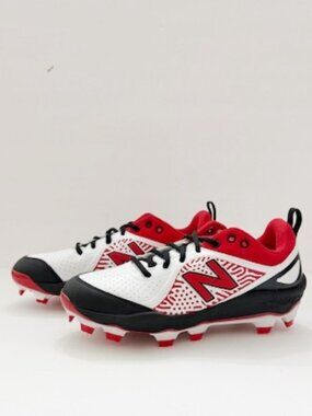 New Balance Fresh Foam Velo 2 Softball Cleats Black Red White Women's Size 8